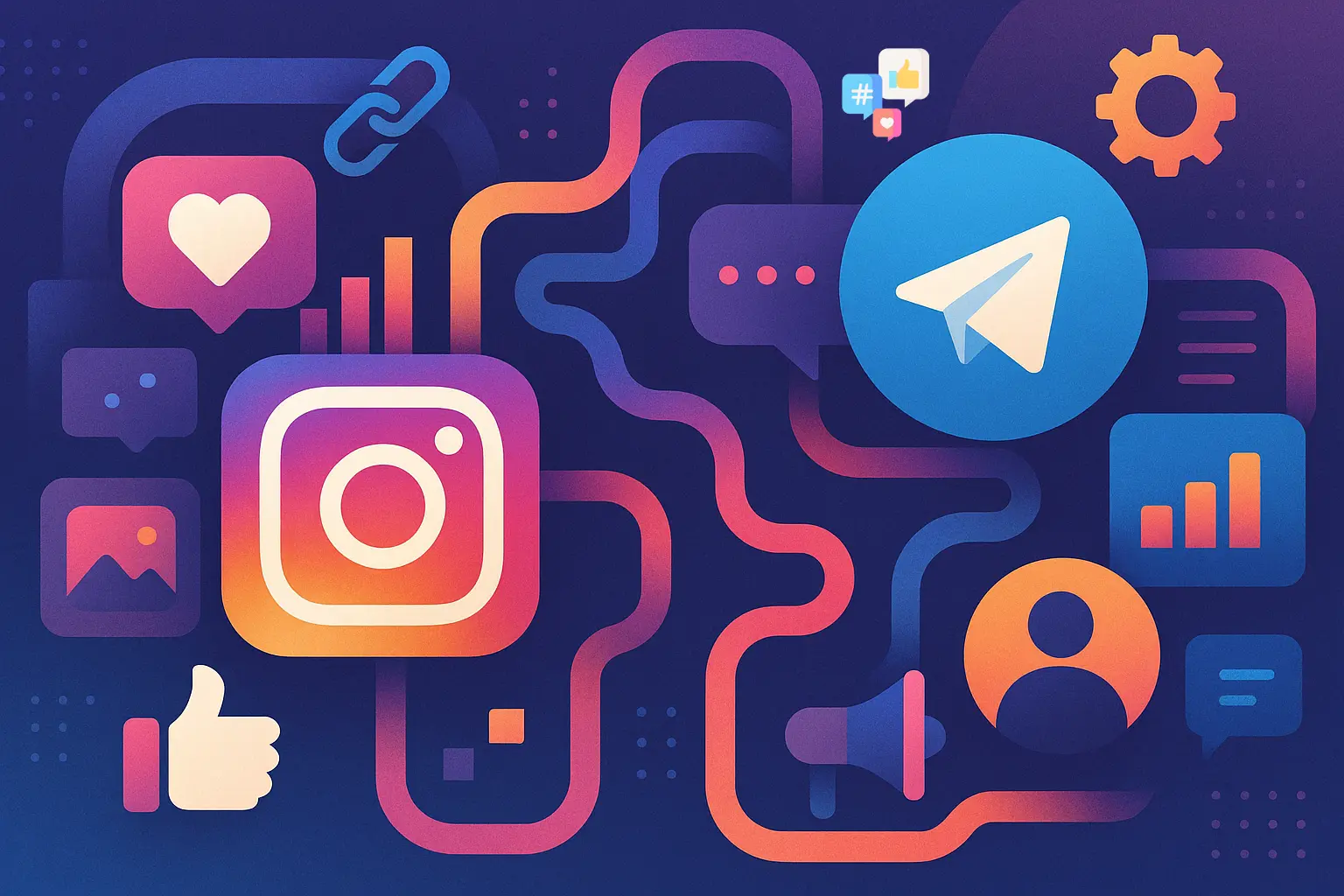 فراتر از لایک: ساخت اکوسیستم نهایی با اینستاگرام و تلگرام